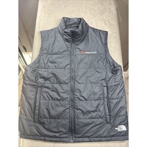 North Face TNF Everyday‎ Insulated Vest Mens XL Black Puffer Vest Logo  EUC Nice